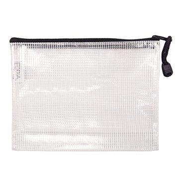 Epoly TSA-Style Quart Size Zip Travel Bags, Black, 6 Pack (076101PK6)