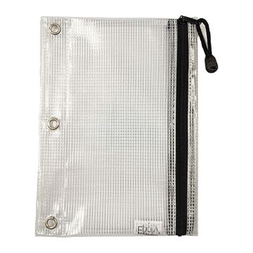 Epoly Zip Binder Pouches, Black, 12 Pack (076102PK12)