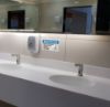 Cosco Notice Must Wash Hands Sign 9" x 6" Blue and White Restroom Sign for Business Kitchen and Workplace 1 Count (098606)