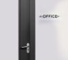 Cosco Office Sign Clear Acrylic with Decorative Hardware 3" x 9" Modern Door Sign 1 Count (098526)
