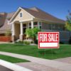 Cosco For Sale Yard Sign Kit 19" x 15" Red and White Corrugated 2 Sided Sign with Stake Outdoor Lawn Sign 1 Count (098534)