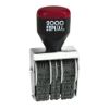 2000 Plus Four-Band Date Stamp, 1.38" x 0.19" Impression (012731)