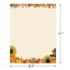 Great Papers! Thanksgiving Harvest Border Letterhead, 8.5" x 11", Printer Friendly Decorative Fall Stationery for Invitations, Letters, Menus & Announcements, 80 Sheets (2026010)