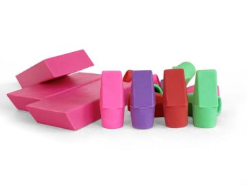 Cosco Eraser Variety Pack, Large Erasers and Pencil Top Erasers, Latex-Free, Smudge-Free for School, Office & Home, 15 Pack (098608)